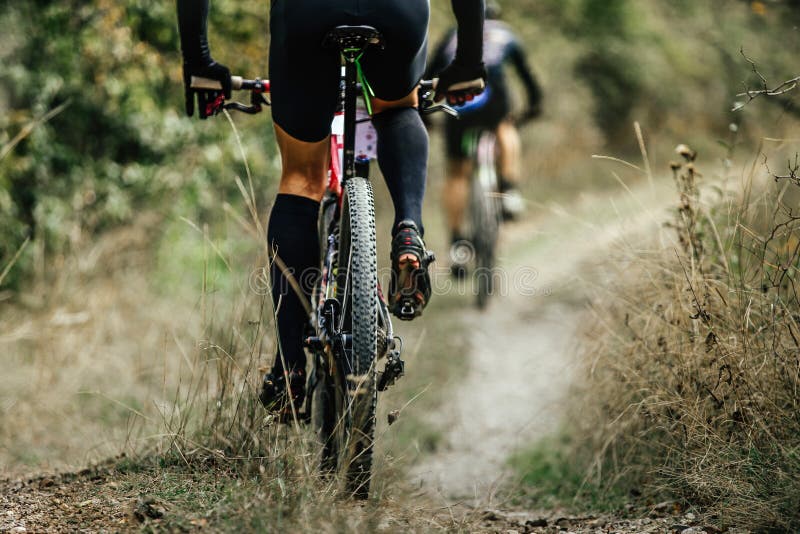 Closeup of rear wheel sports mountainbike stock photos Closeup of rear wheel sports mountainbike stock photos