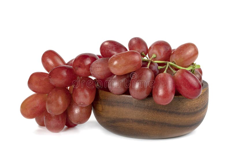 Red Seedless Grapes Isolated On White Background Stock Photo - Download  Image Now - Grape, Red, Close-up - iStock