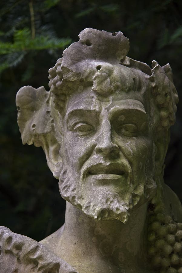 roman statue face god