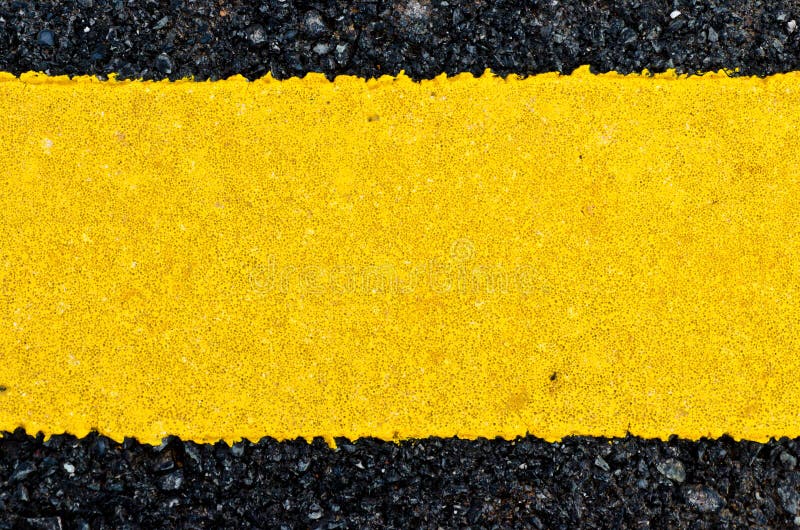 Closeup Rough Yellow Paint on Asphalt Road Stock Photo Image of gray, asphalt 34188082
