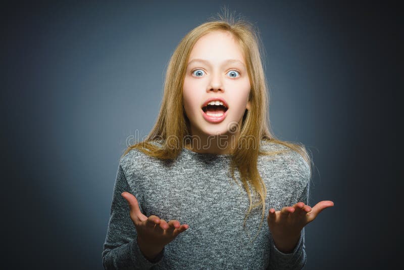 Scared Face Person Royalty Free HD Stock Photo and Image