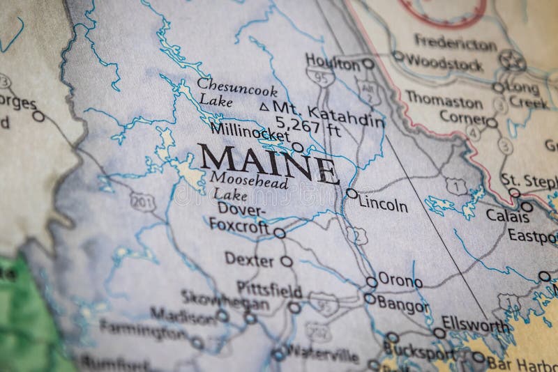 Maine Map Stock Photos Download 113 Royalty Free Photos