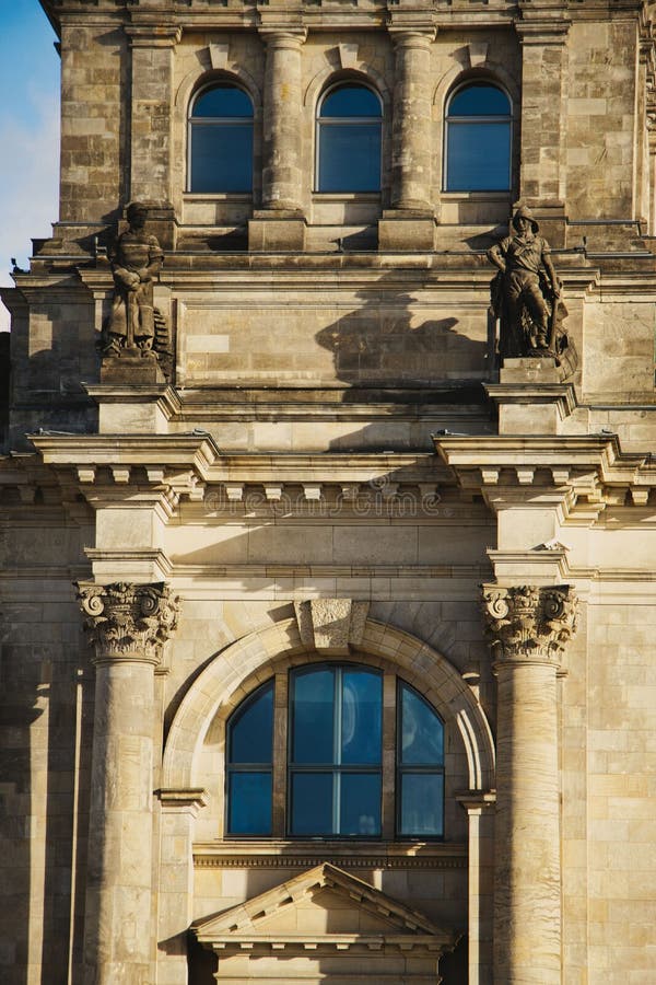 Closeup shot of the architecture of an ancient building. royalty free stock photo