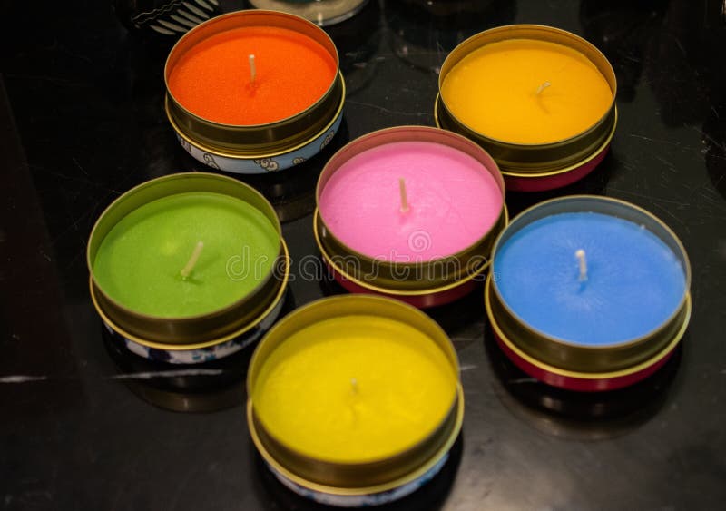 Scented Candles Tin Stock Photos Free & RoyaltyFree Stock Photos