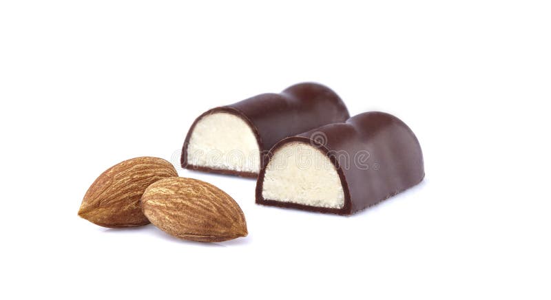 Closeup Shot Cut Marzipan Chocolate White Background Photos - Free &  Royalty-Free Stock Photos from Dreamstime