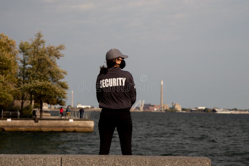 Female Security Guard In Uniform Stock Photo Image Of Agency Defence