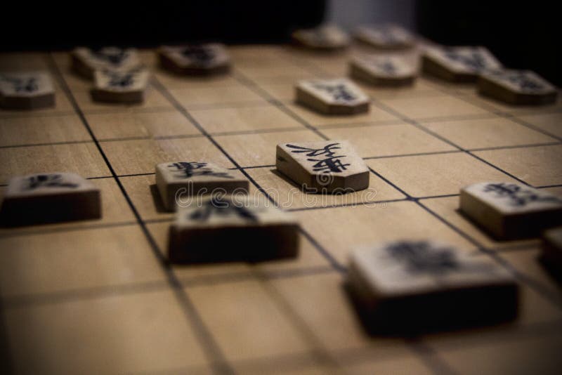 Jogo De Xadrez Japonês (Shogi) Imagem de Stock - Imagem de soldado,  inteligente: 13482469