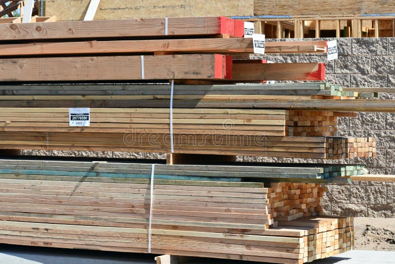 Closeup Shot of Wood Timber in the Sawmill Stock Image Image of wood, construction 196566547