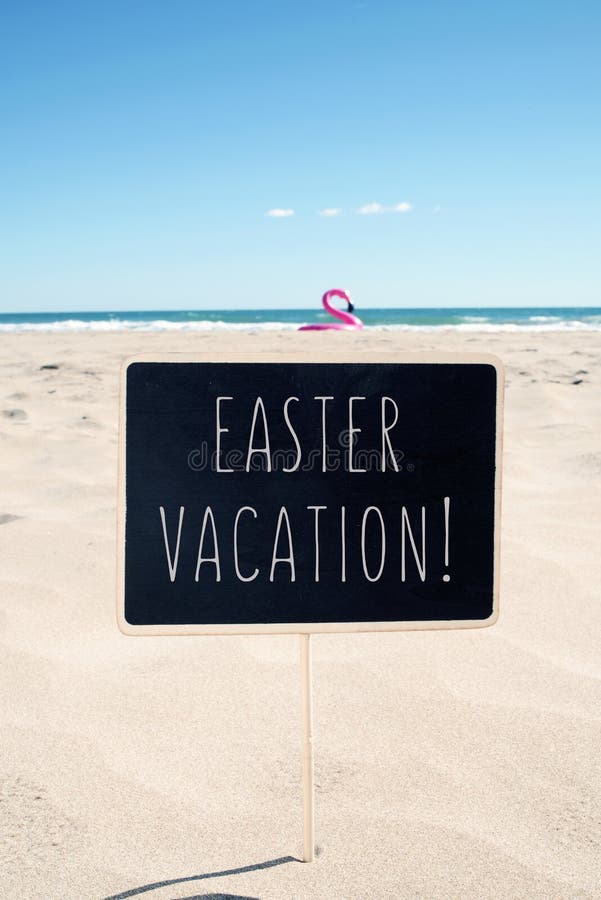 Easter vacation at beach stock photo. Image of beach 40461324