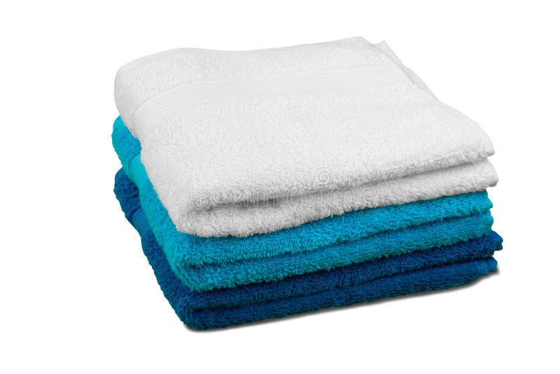 Closeup Of A Stack Of Clean Towels Stock Image Image of clothing, heap 110082517