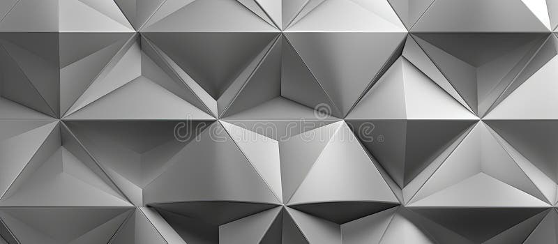 Closeup of a symmetrical triangle pattern on a white background vector illustration