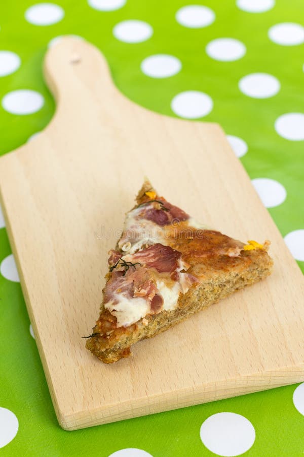 Closeup Tomato Ketchup on the Pizza Stock Image Image of closeup