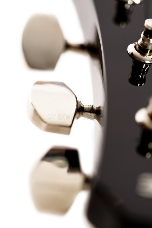 Closeup of the tuning pegs royalty free stock image Closeup of the tuning pegs royalty free stock image