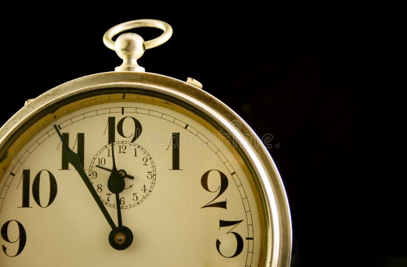 Closeup of Vintage Alarm Clock