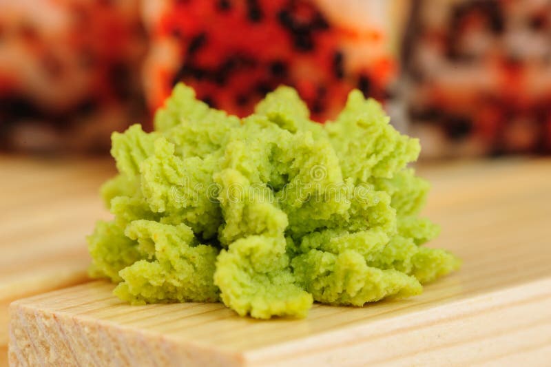 Closeup of wasabi