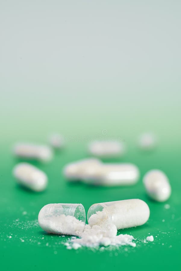 238 White Capsule Open Powder Photos Free & RoyaltyFree Stock Photos