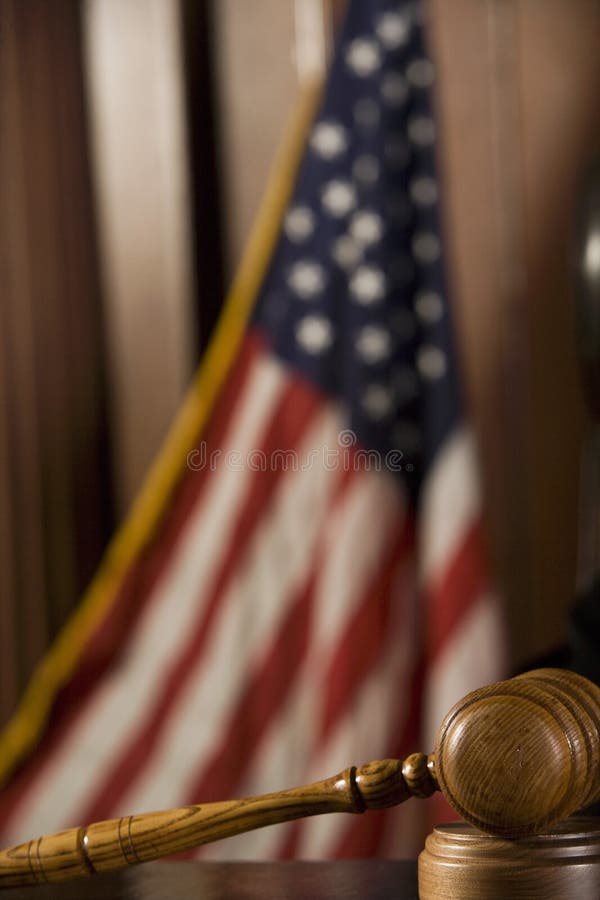 Closeup Of A Wooden Gavel stock image Closeup Of A Wooden Gavel stock image