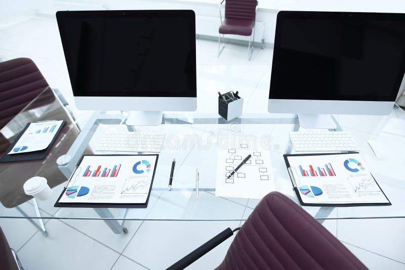 Close up.workplace of the modern businessman. business concept stock images Close up.workplace of the modern businessman. business concept stock images