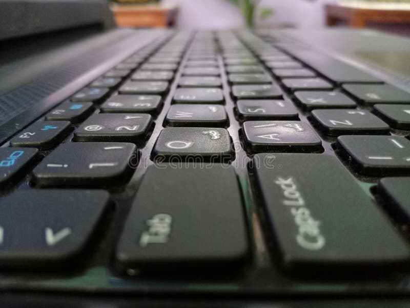 Closeupsikt av datortangentbordet arkivfoton Closeupsikt av datortangentbordet arkivfoton