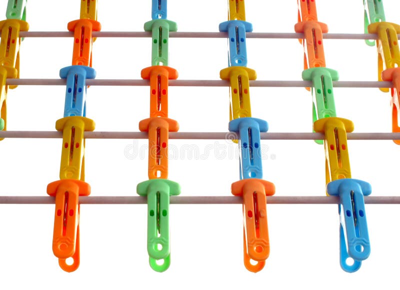 Cloth clips stock photo. Image of colorful, bundle, object 9159706
