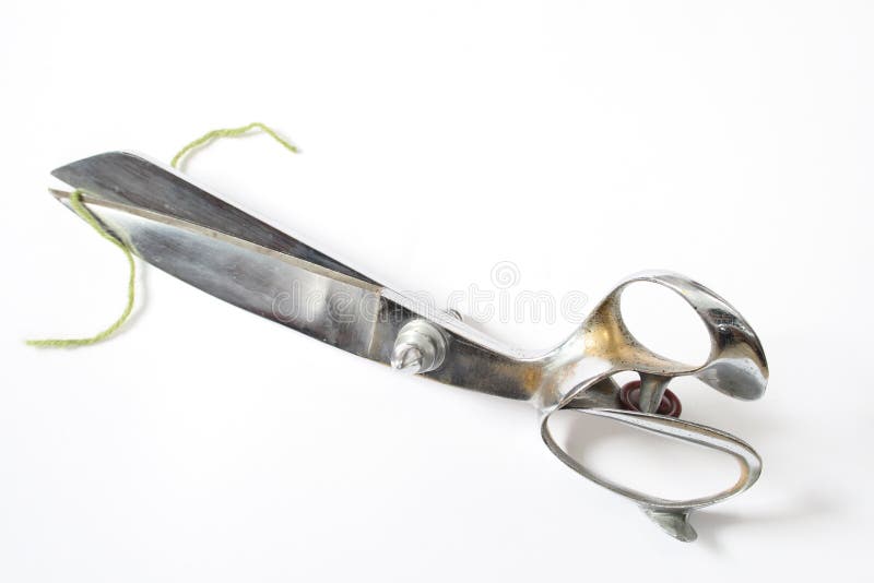 Cloth cutting scissors stock image. Image of equipment 12874867