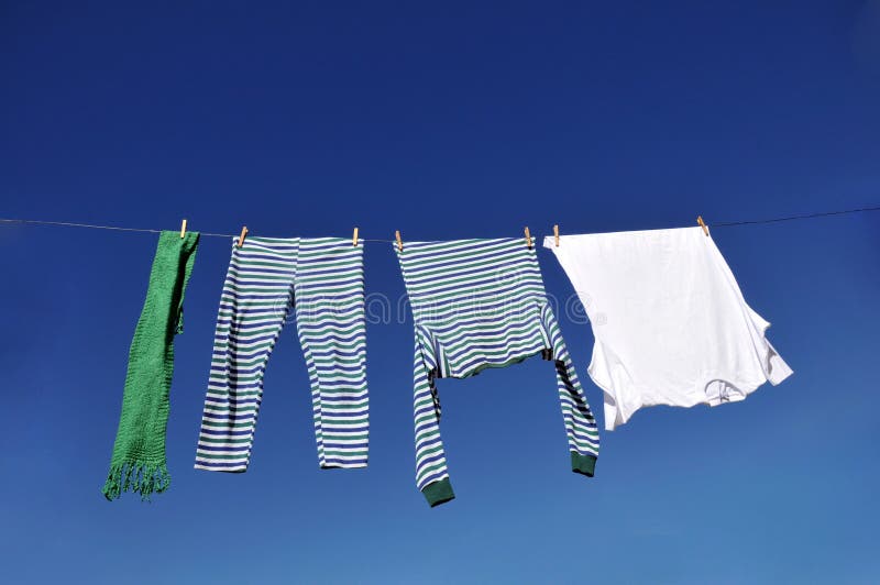 Drying baby clothes stock photo. Image of clothesline - 4495032