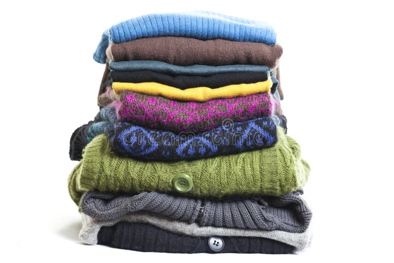 Stack of clothes stock photo. Image of rainbow, stack - 10277546