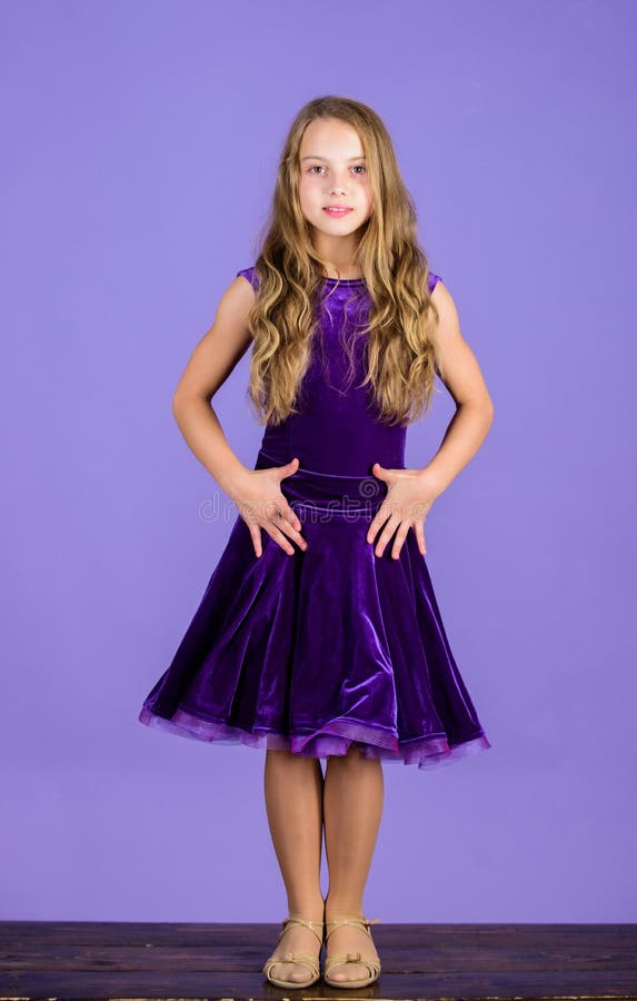 Clothes for Ballroom Dance. Kid Fashionable Dress Looks Adorable