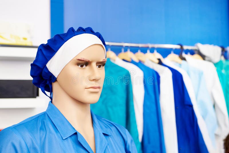 Clothes Medical Mannequin in Store Stock Photo Image of coat, nurse