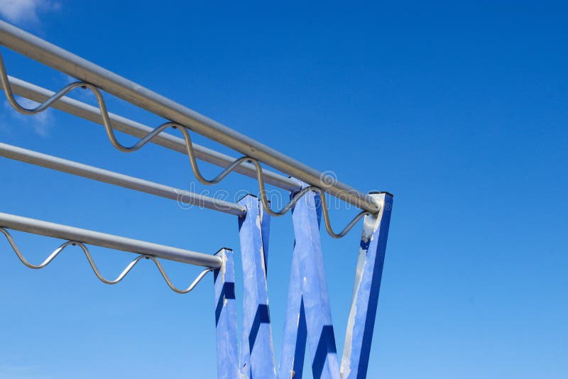 Clothes Dryer in the Backyard Stock Image Image of laundering, hang