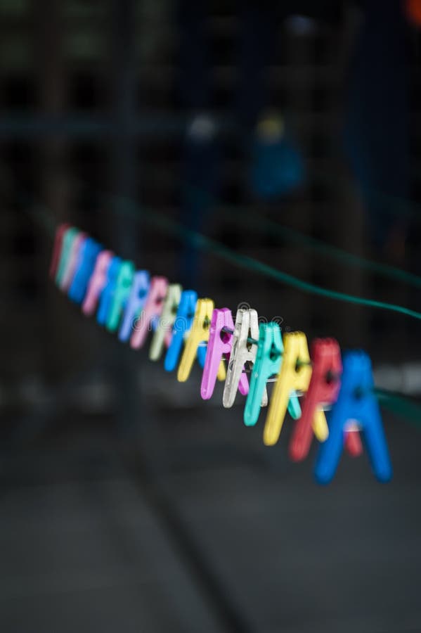Clothes hanger clips stock photo. Image of wire, hanger 45890480