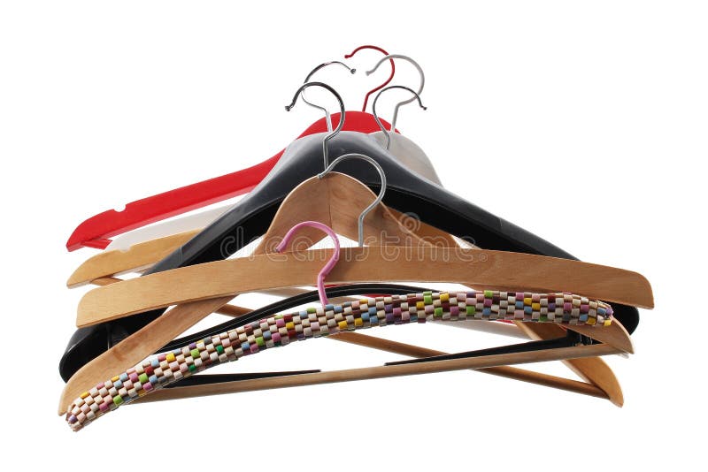 Clothes Hangers stock image. Image of hang, organize 178845615