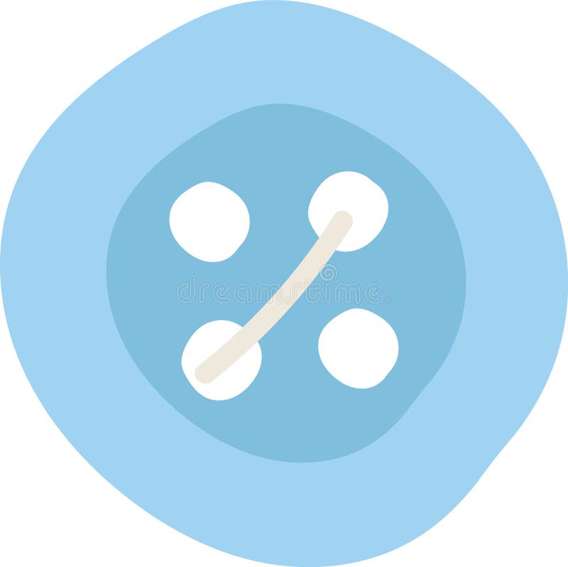 Clothes Knob Element stock illustration