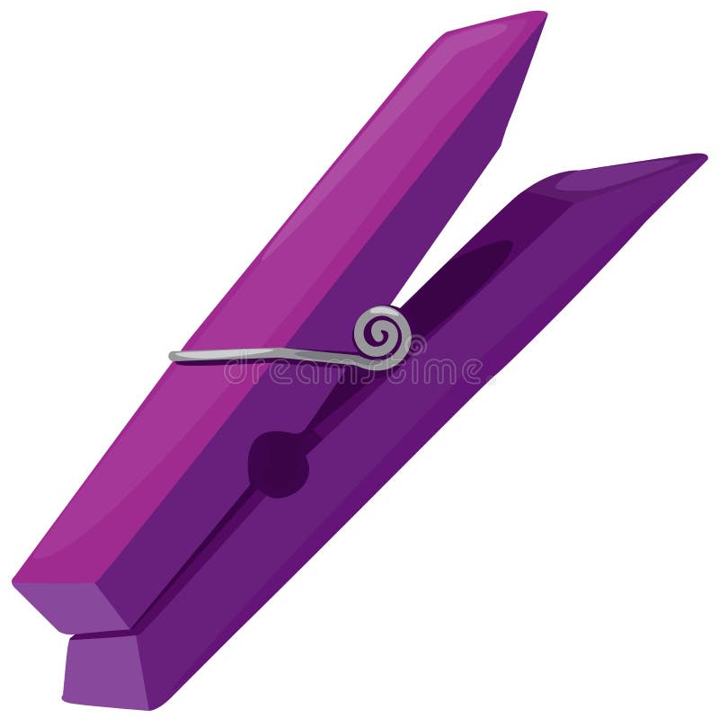Clothes peg stock vector. Illustration of illustration 20393076