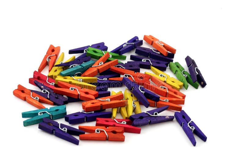 Clothes Pegs stock photo. Image of flexual, clothesline 12461534