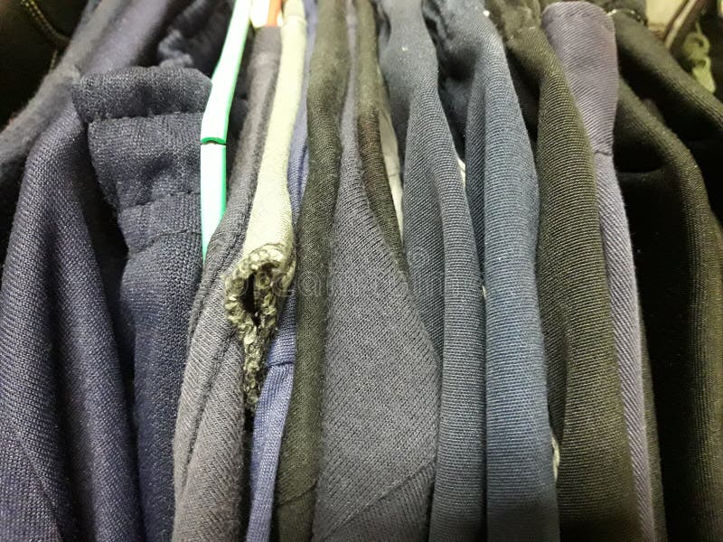 Clothes for Sale Second Hand Stock Image Image of hand, zipper 83573611