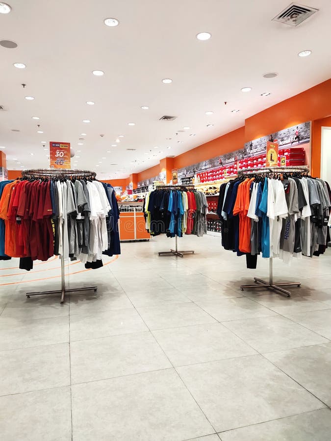 Clothes Selling in the Department Store Editorial Stock Photo Image