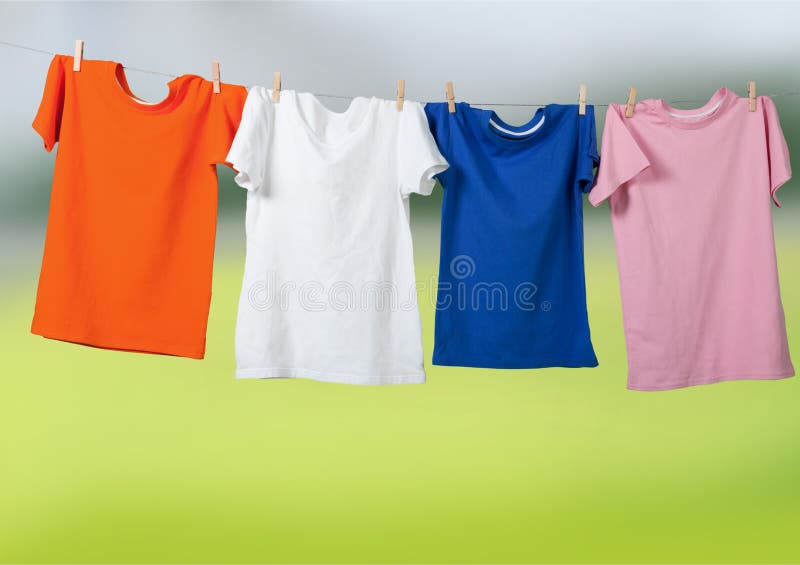Clothesline stockfotografie