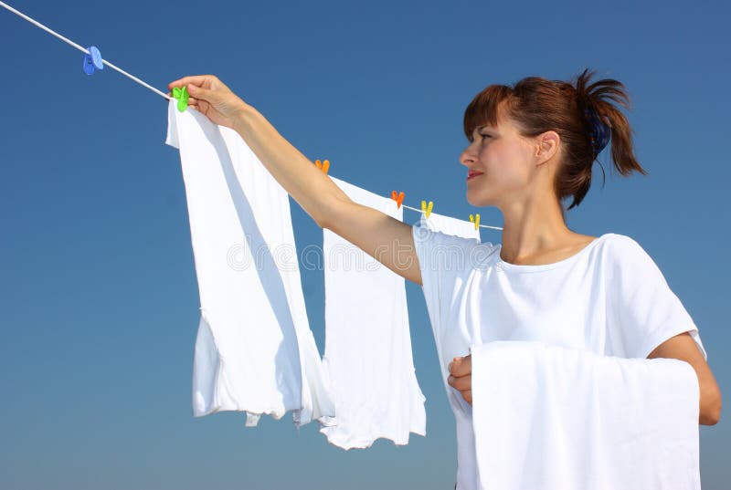 Clothesline, laundry, drying