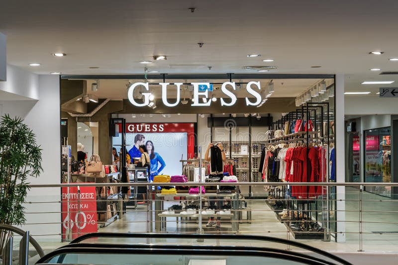 Guess Outlet Retailer Store Interior. Editorial Stock Photo Image of