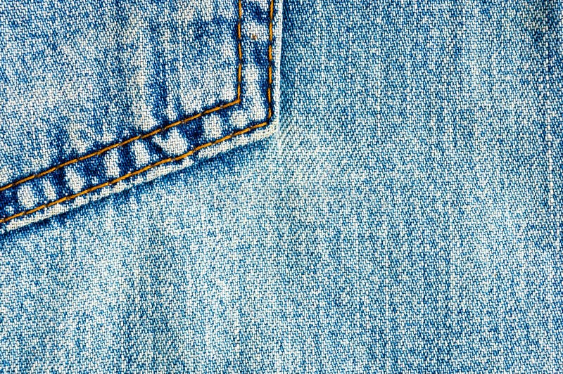 Clothing Items Blue Stonewashed Faded Jeans Cotton Fabric Texture with ...