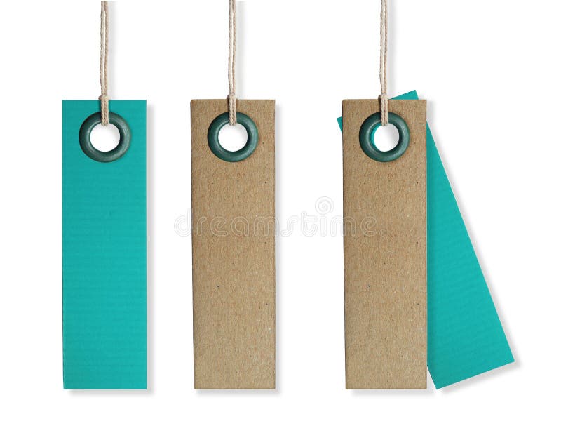 Clothing label blank royalty free stock image