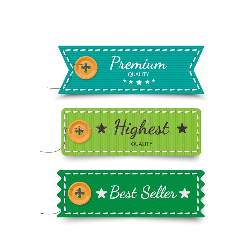 Clothing labels. Vector. vector illustration