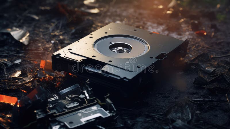 Cloud backup data loss stock illustration