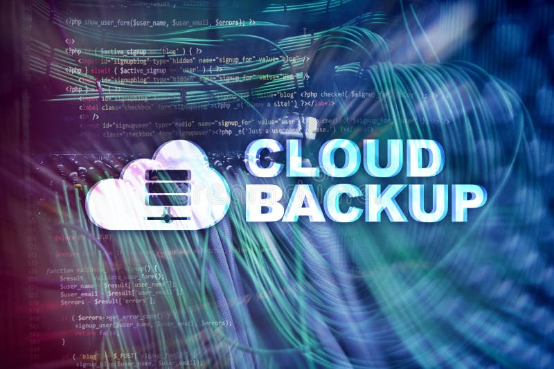 Cloud Backup Server Data Loss Prevention Stock Illustration Cloud Backup Server Data Loss Prevention Stock Illustration