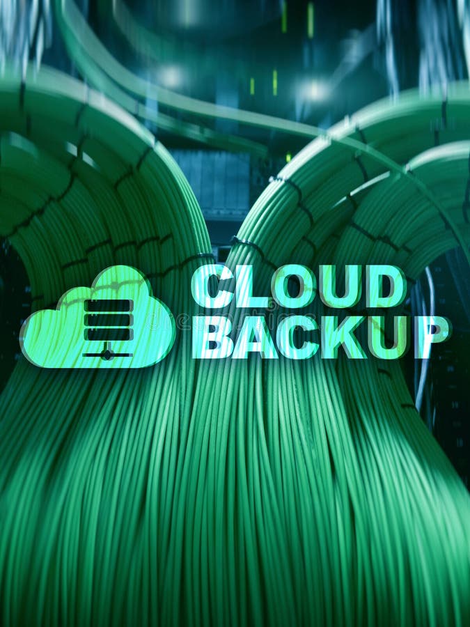 Cloud Backup Server Data Loss Prevention Stock Illustration Cloud Backup Server Data Loss Prevention Stock Illustration