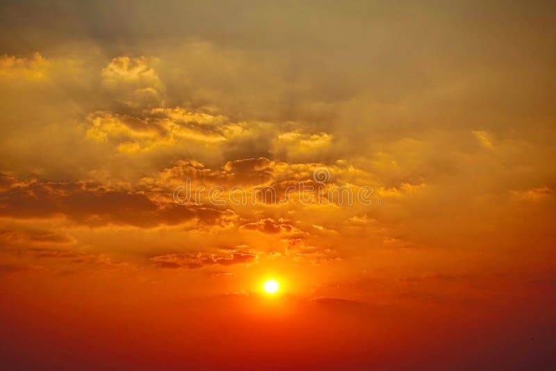 Cloud Beautiful Sky Sunset Outdoor Background Stock Image Image Of