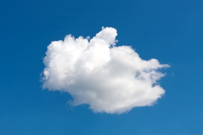 Cloud in blue sky royalty free stock photo