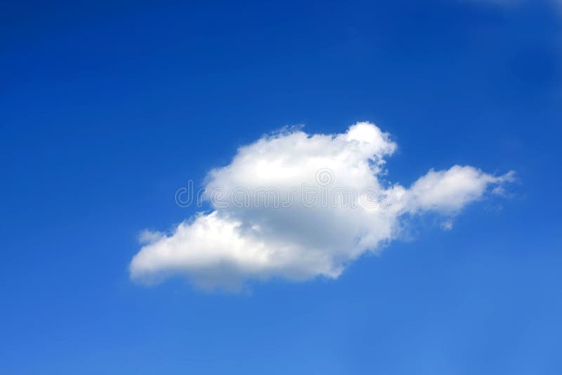 Cloud in blue sky stock photos