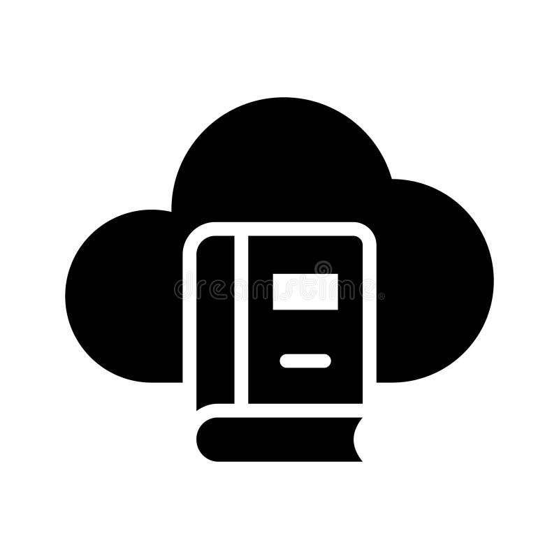 Cloud Book royalty free illustration